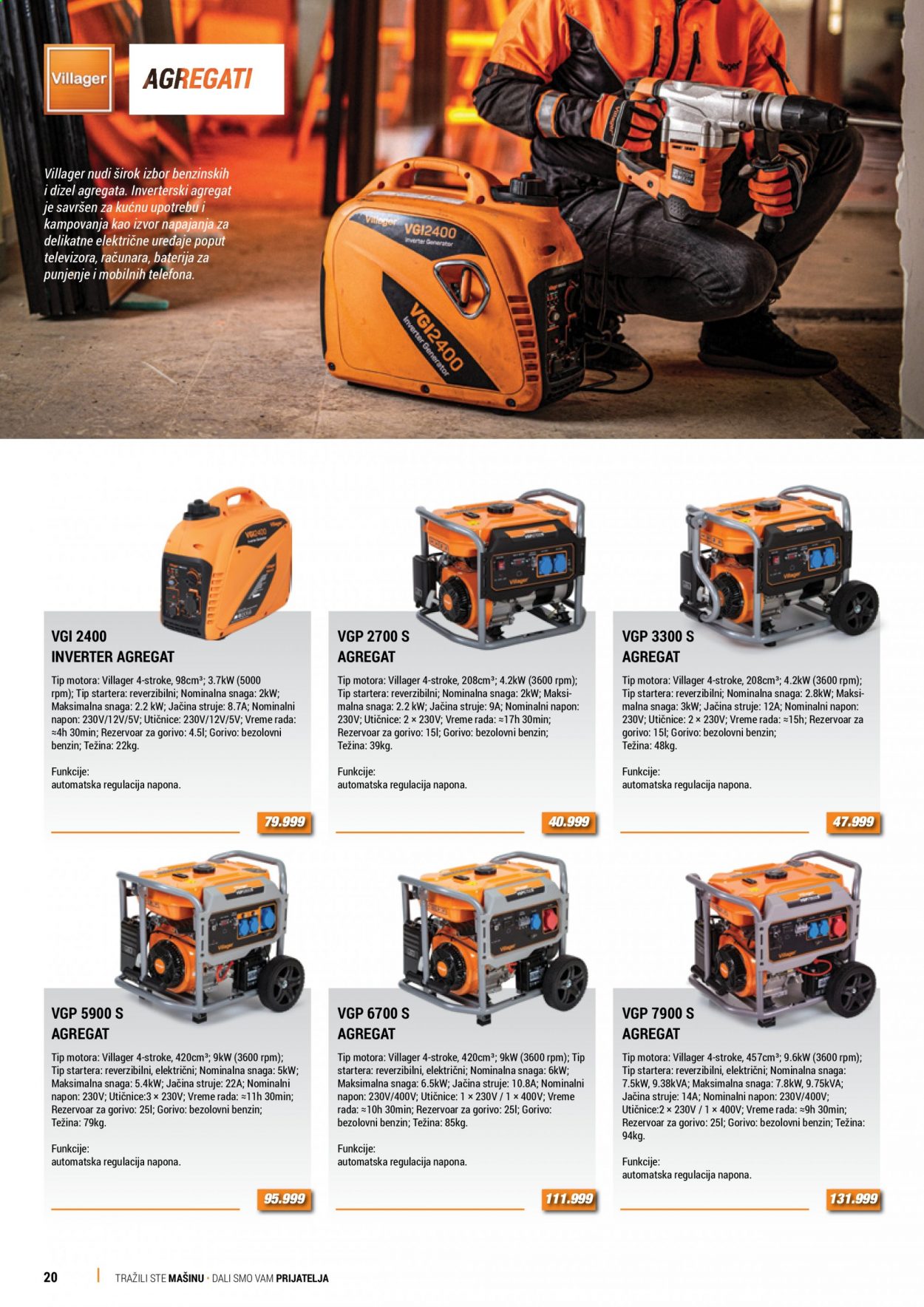 Villager katalog. Stranica 20