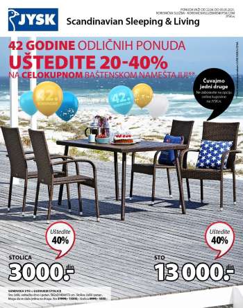 JYSK katalog - 22.04.2021 - 05.05.2021.