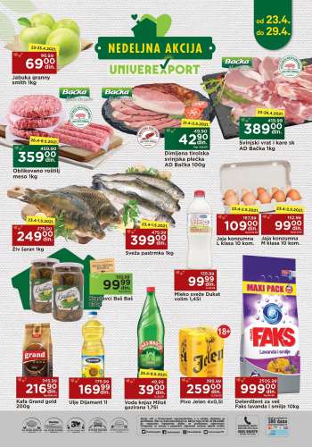Univerexport katalog - 23.04.2021 - 29.04.2021.