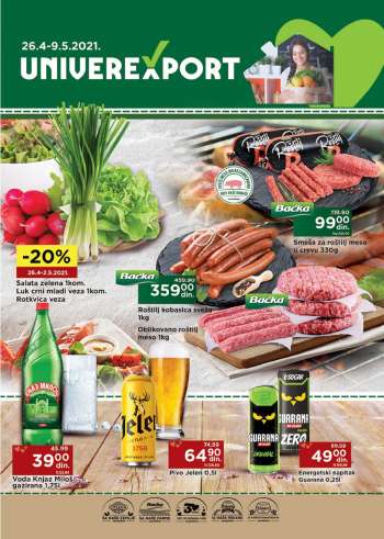 Univerexport katalog - 26.04.2021 - 09.05.2021.