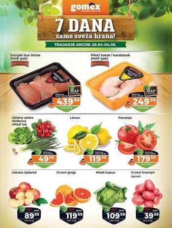 Gomex katalog - 28.04.2021 - 04.05.2021.