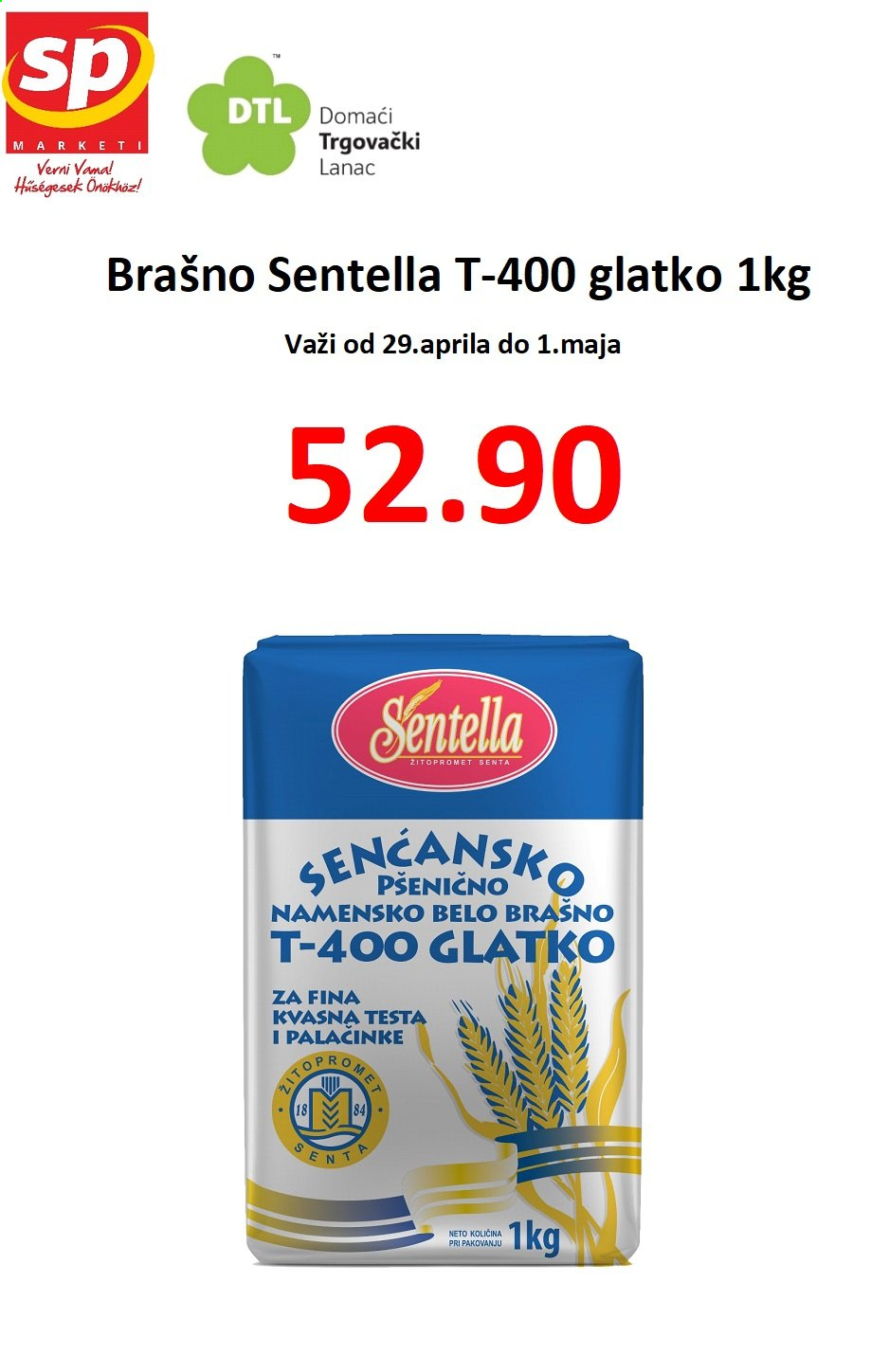 Senta Promet katalog - 29.04.2021 - 01.05.2021. Stranica 1