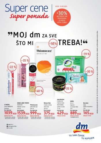 dm drogerie katalog - 01.05.2021 - 15.05.2021.