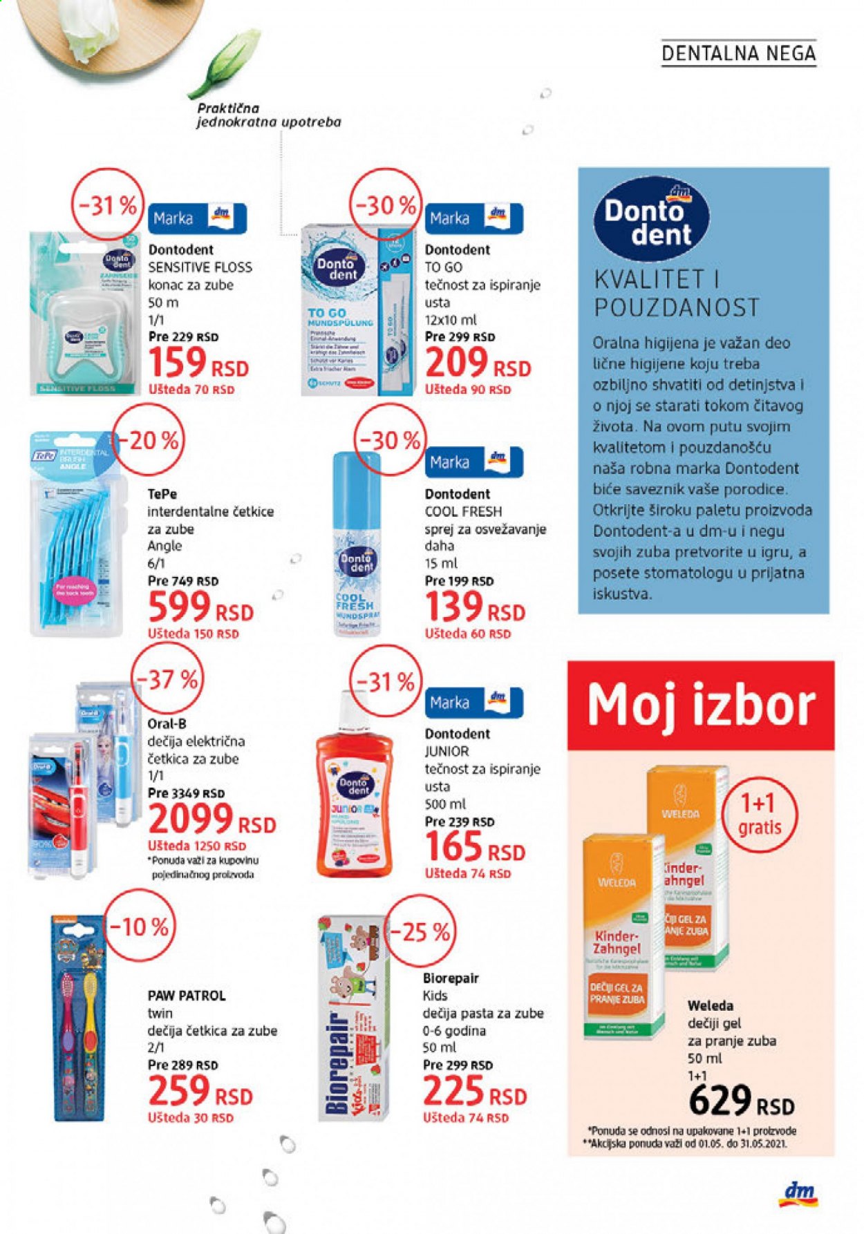 dm drogerie katalog - 01.05.2021 - 31.05.2021. Stranica 21