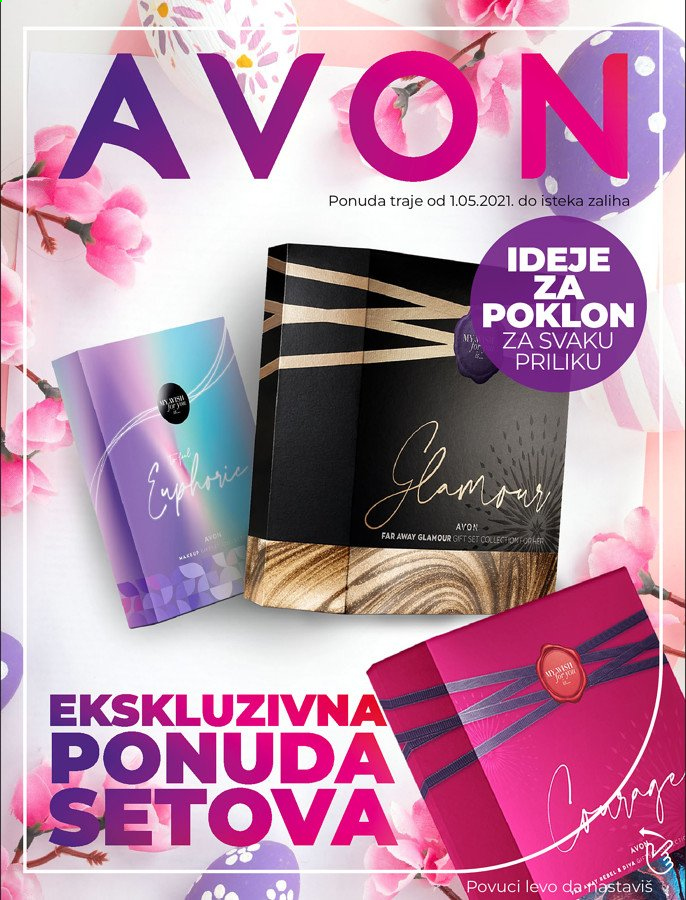 Avon katalog. Stranica 1