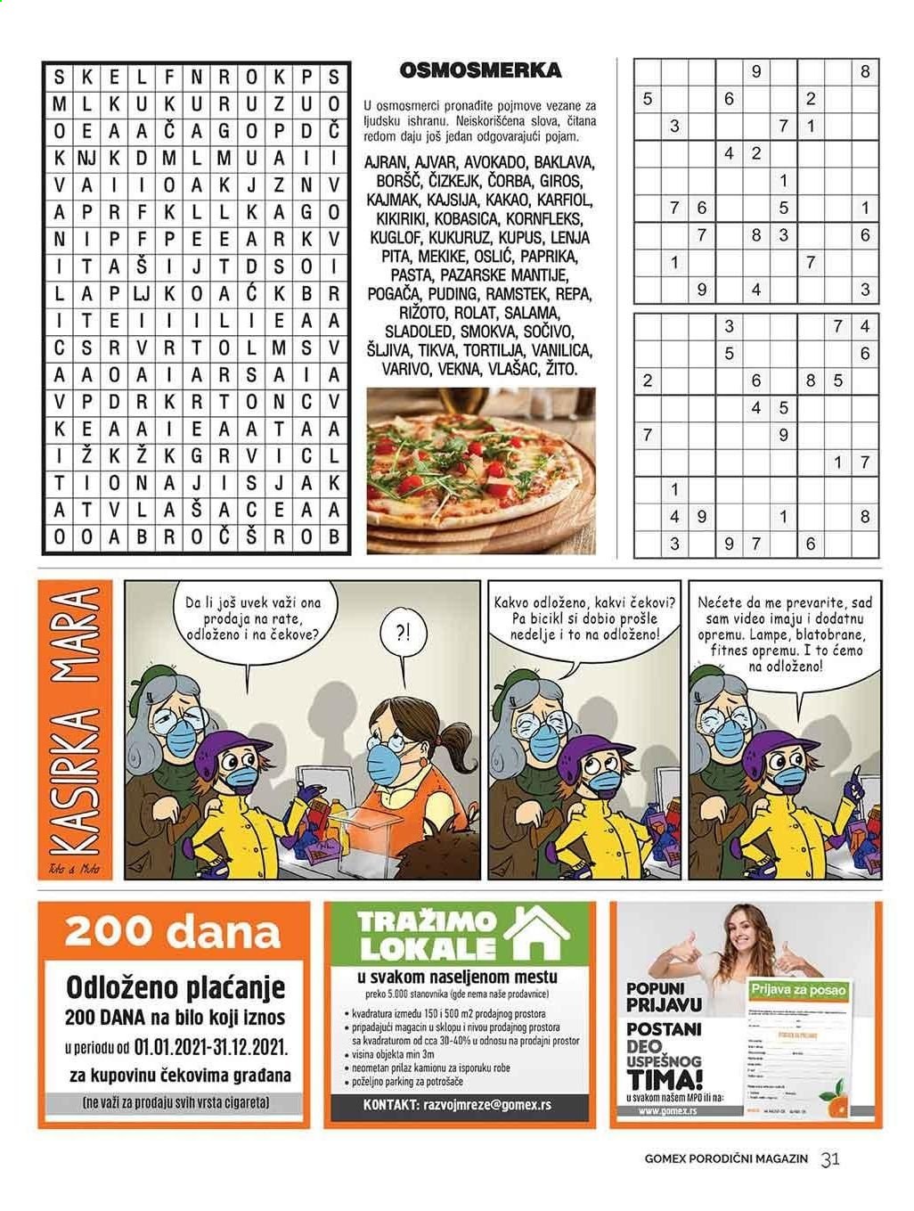 Gomex katalog - 07.05.2021 - 20.05.2021. Stranica 31