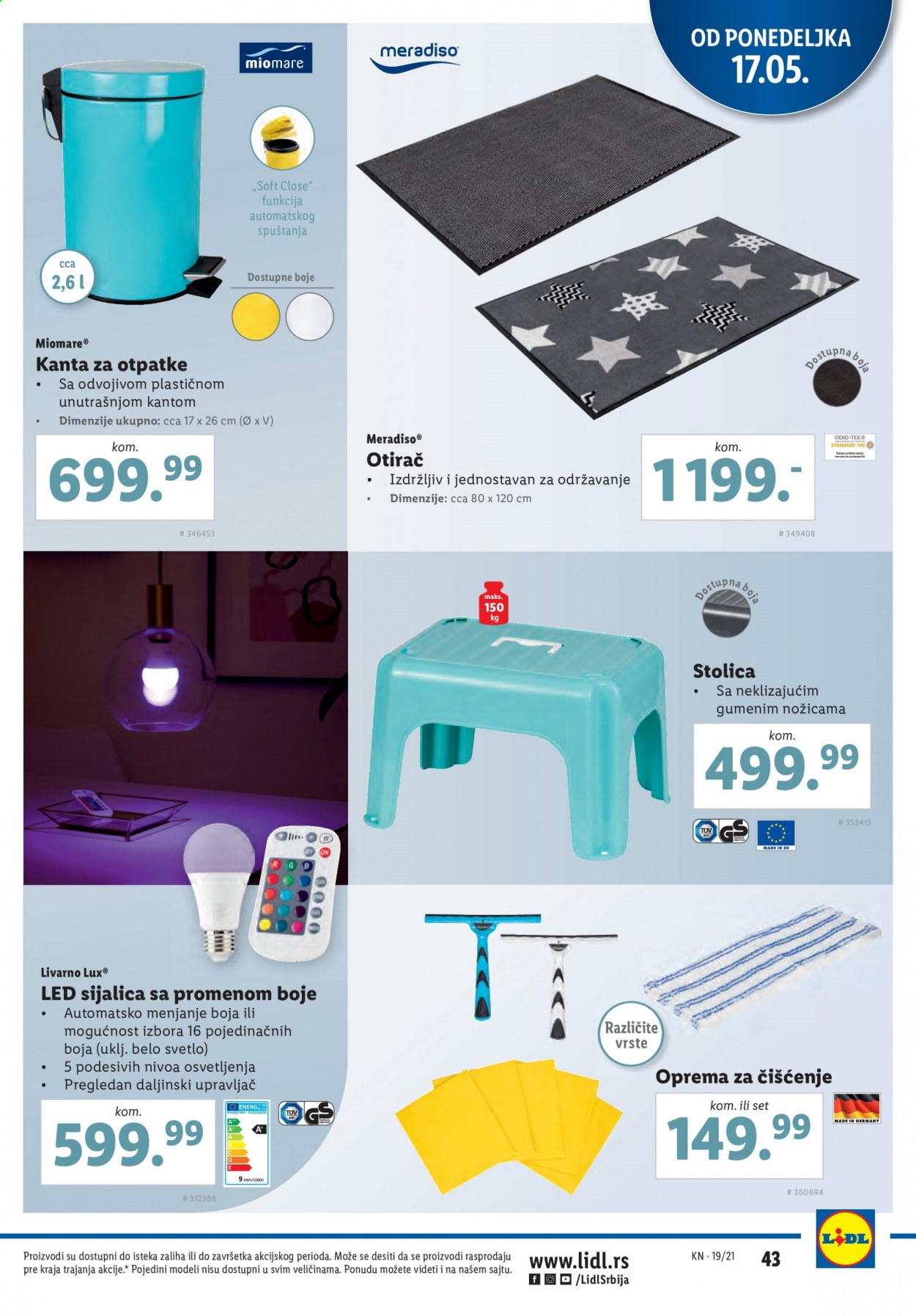 Lidl katalog - 13.05.2021 - 19.05.2021. Stranica 43