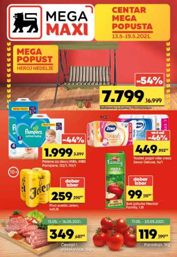 Mega Maxi katalog - 13.05.2021 - 19.05.2021.