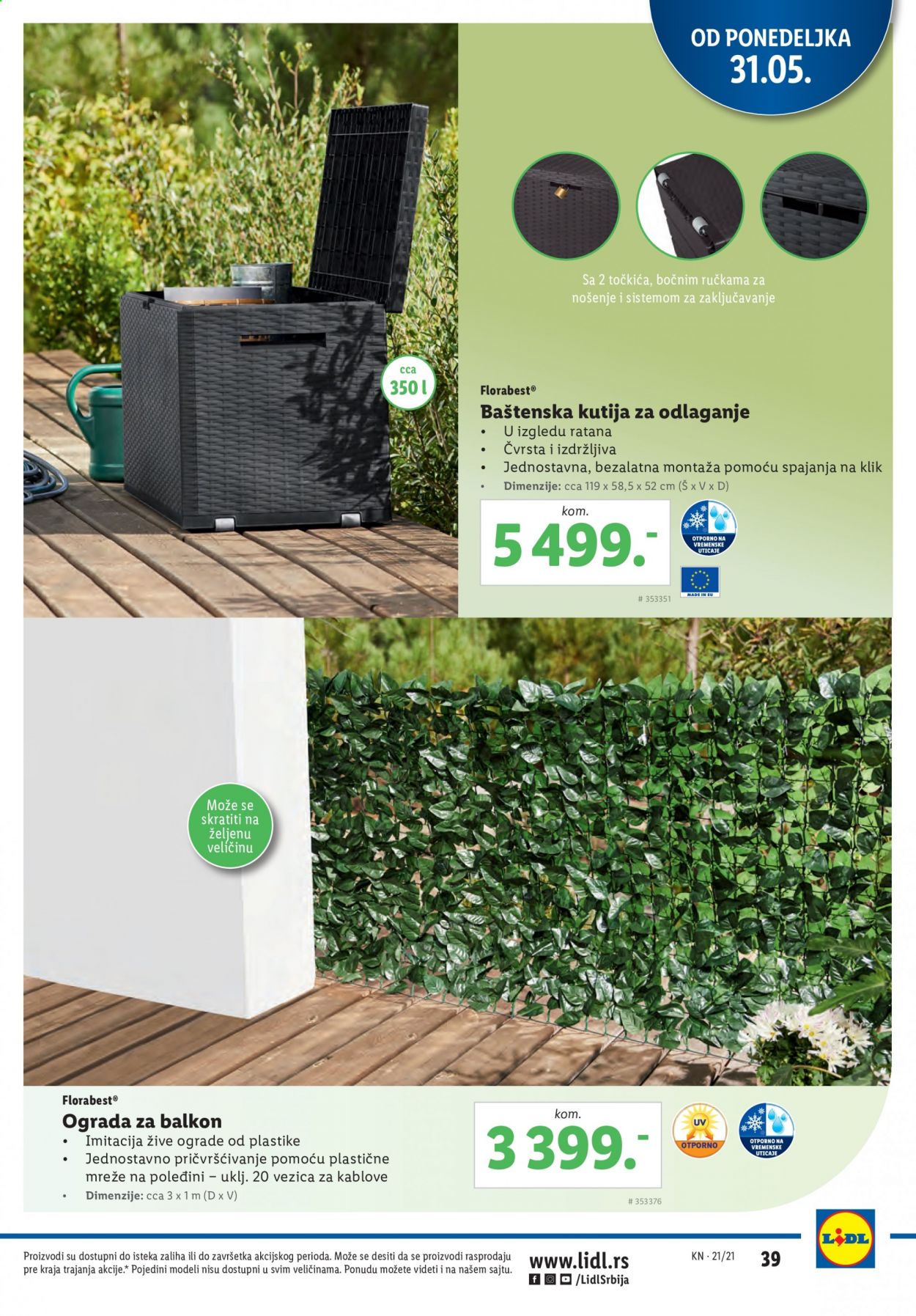 Lidl katalog - 27.05.2021 - 02.06.2021. Stranica 39