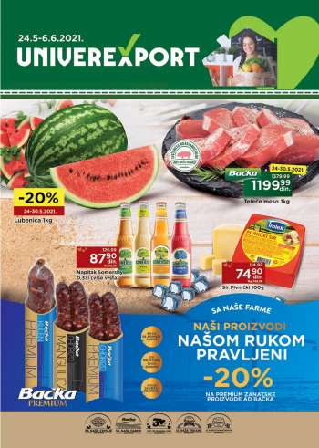 Univerexport katalog - 24.05.2021 - 06.06.2021.