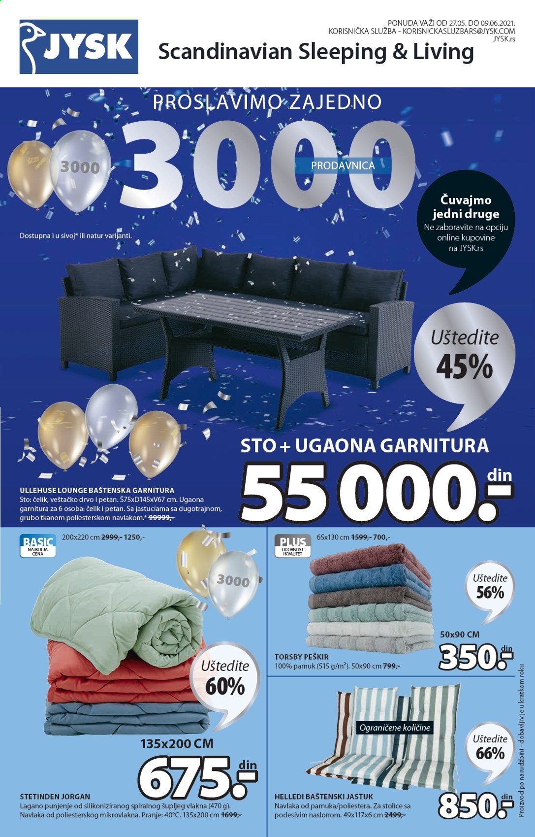 JYSK katalog - 27.05.2021 - 09.06.2021. Stranica 1