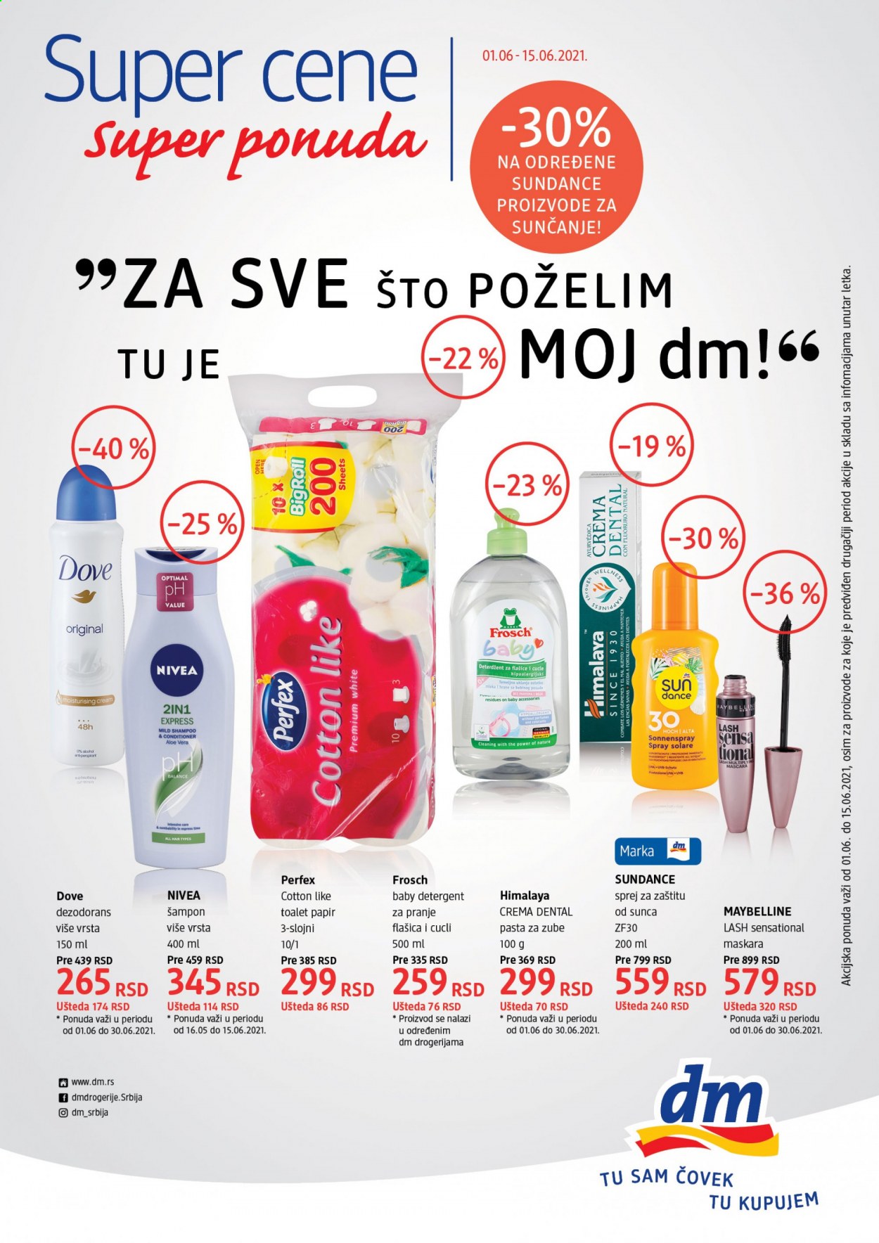 dm drogerie katalog - 01.06.2021 - 15.06.2021. Stranica 1