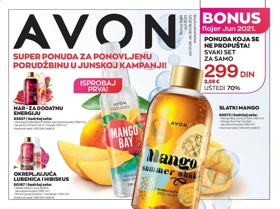 Avon katalog - 01.06.2021 - 30.06.2021. Stranica 1