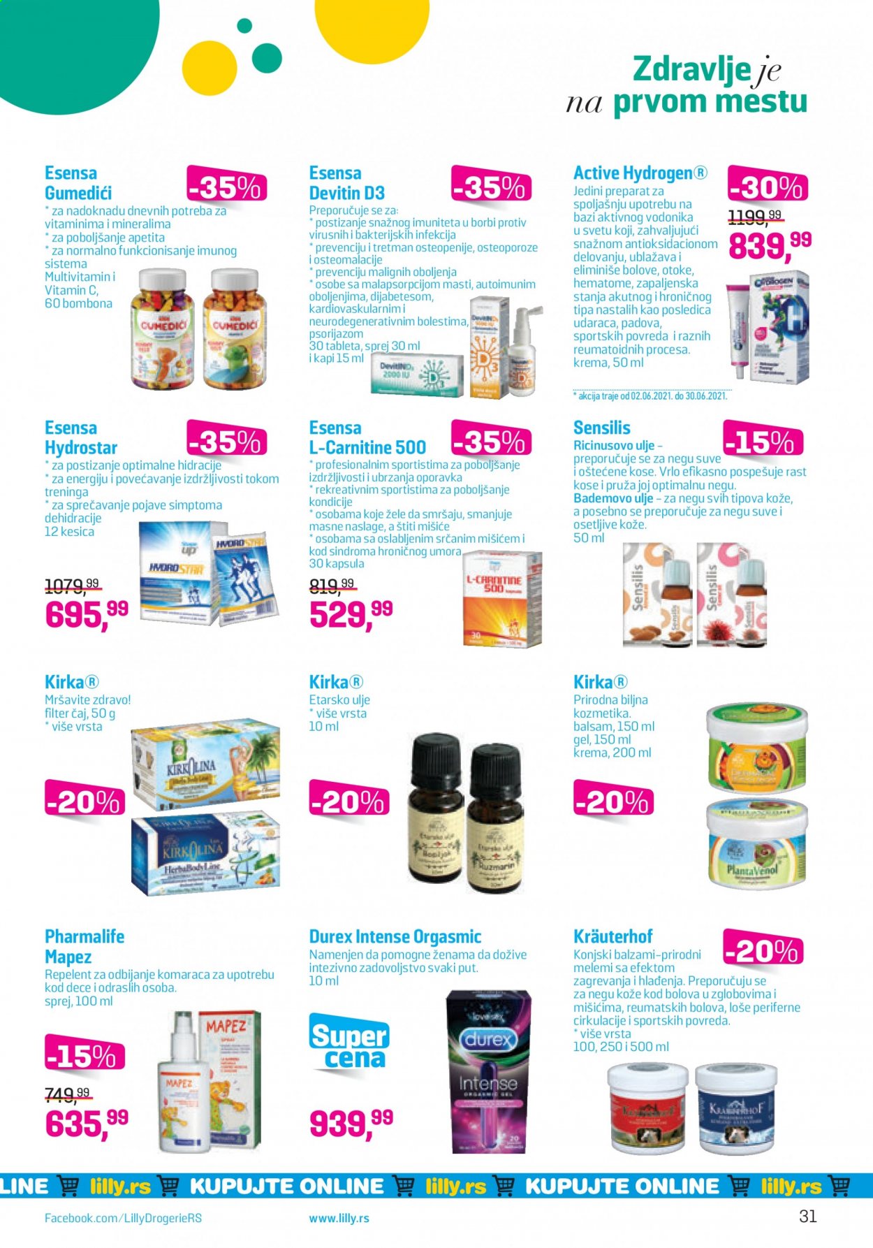 Lilly Drogerie katalog - 01.06.2021 - 30.06.2021. Stranica 31