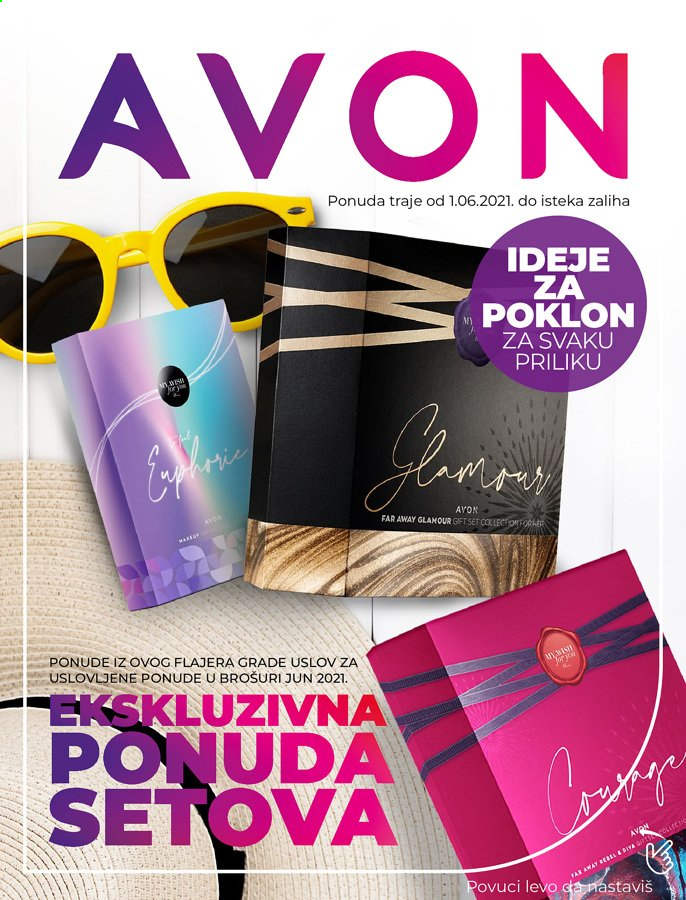 Avon katalog. Stranica 1