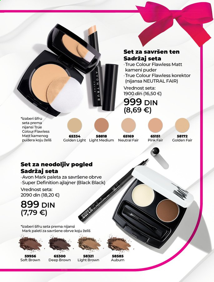 Avon katalog. Stranica 9