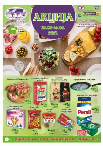 Europrom katalog - 28.05.2021 - 16.06.2021.