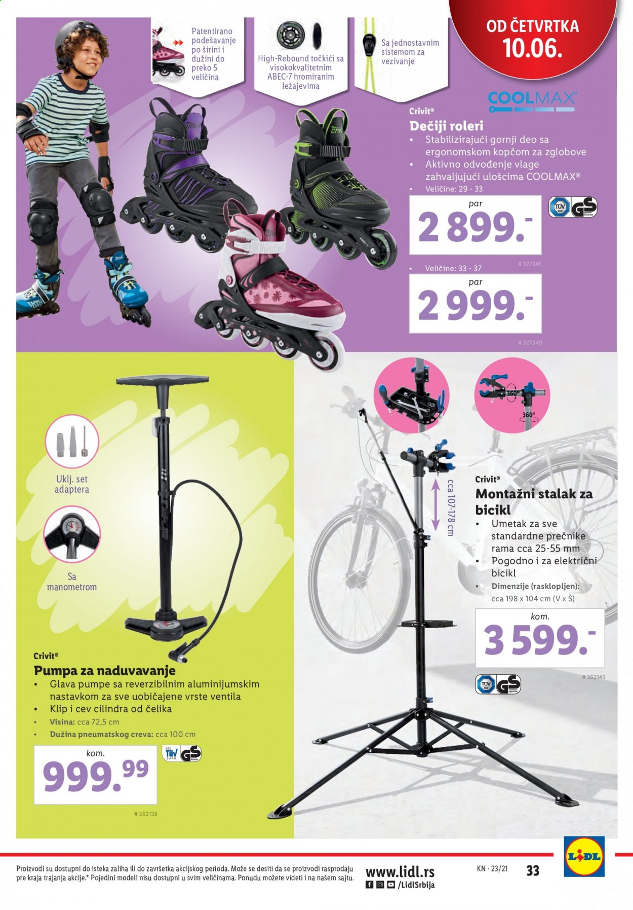 Lidl katalog - 10.06.2021 - 16.06.2021. Stranica 33