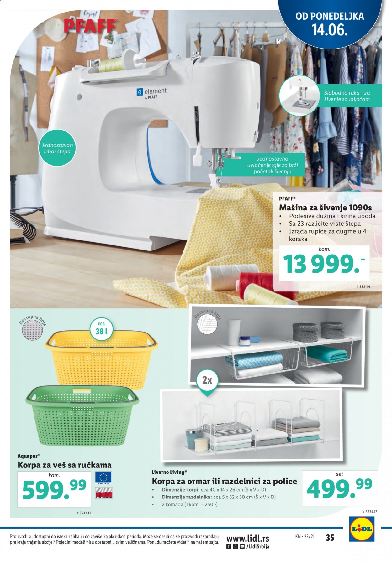 Lidl katalog - 10.06.2021 - 16.06.2021. Stranica 35