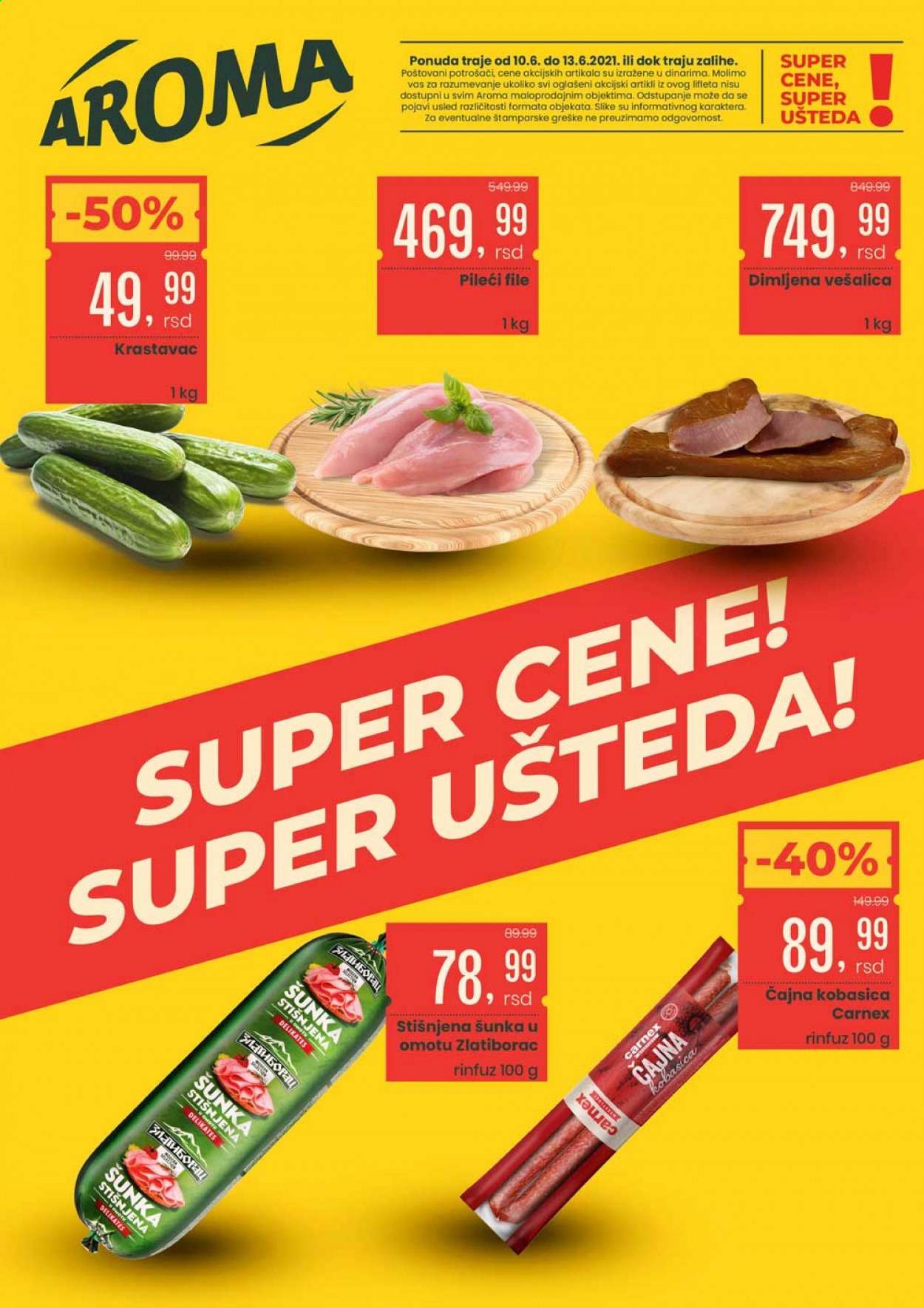 Aroma Market katalog - 10.06.2021 - 13.06.2021. Stranica 1
