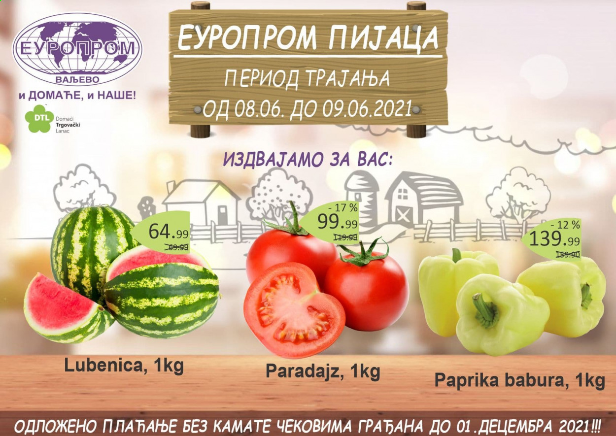 Europrom katalog - 08.06.2021 - 09.06.2021. Stranica 1