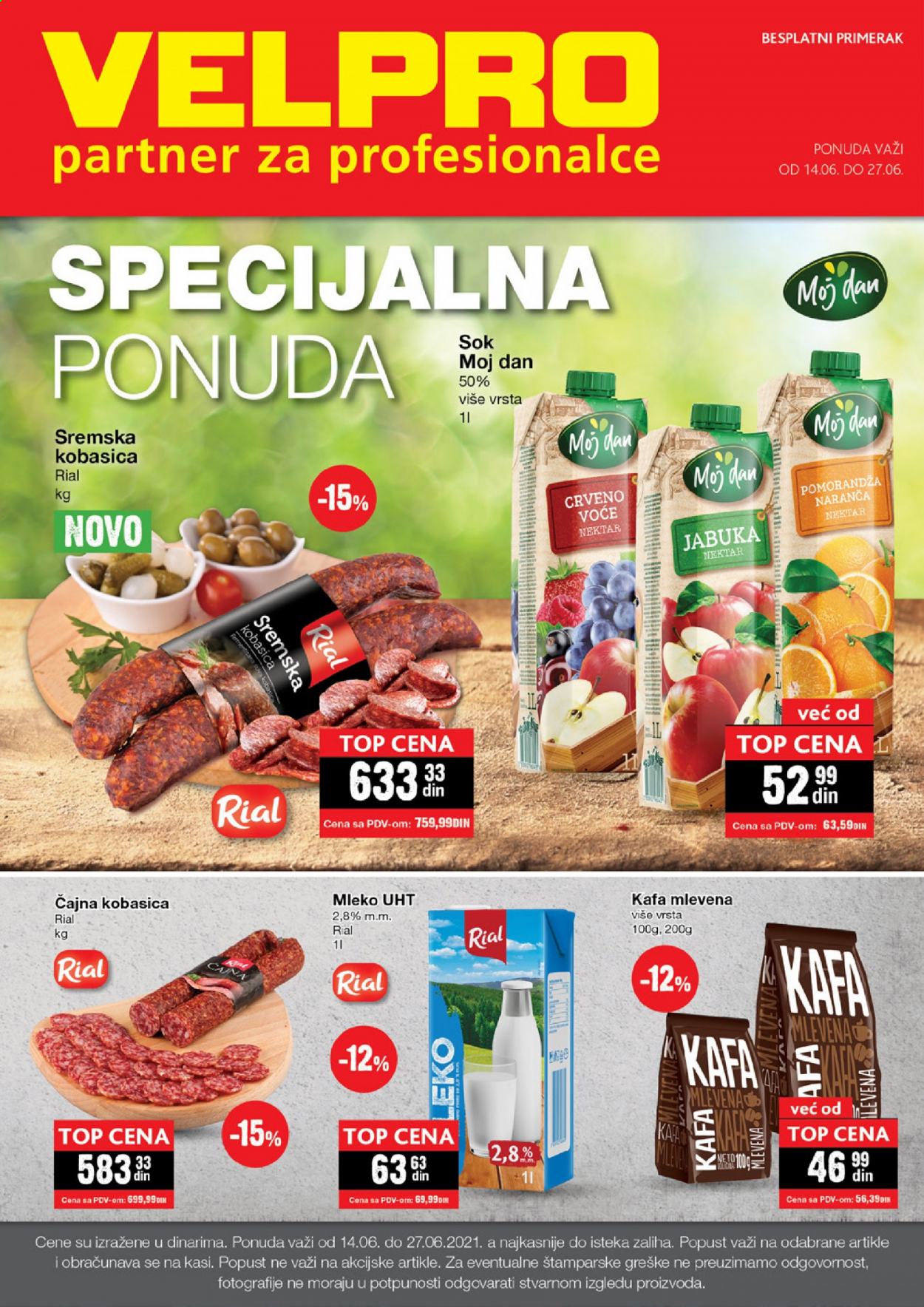 Velpro katalog - 14.06.2021 - 27.06.2021. Stranica 1