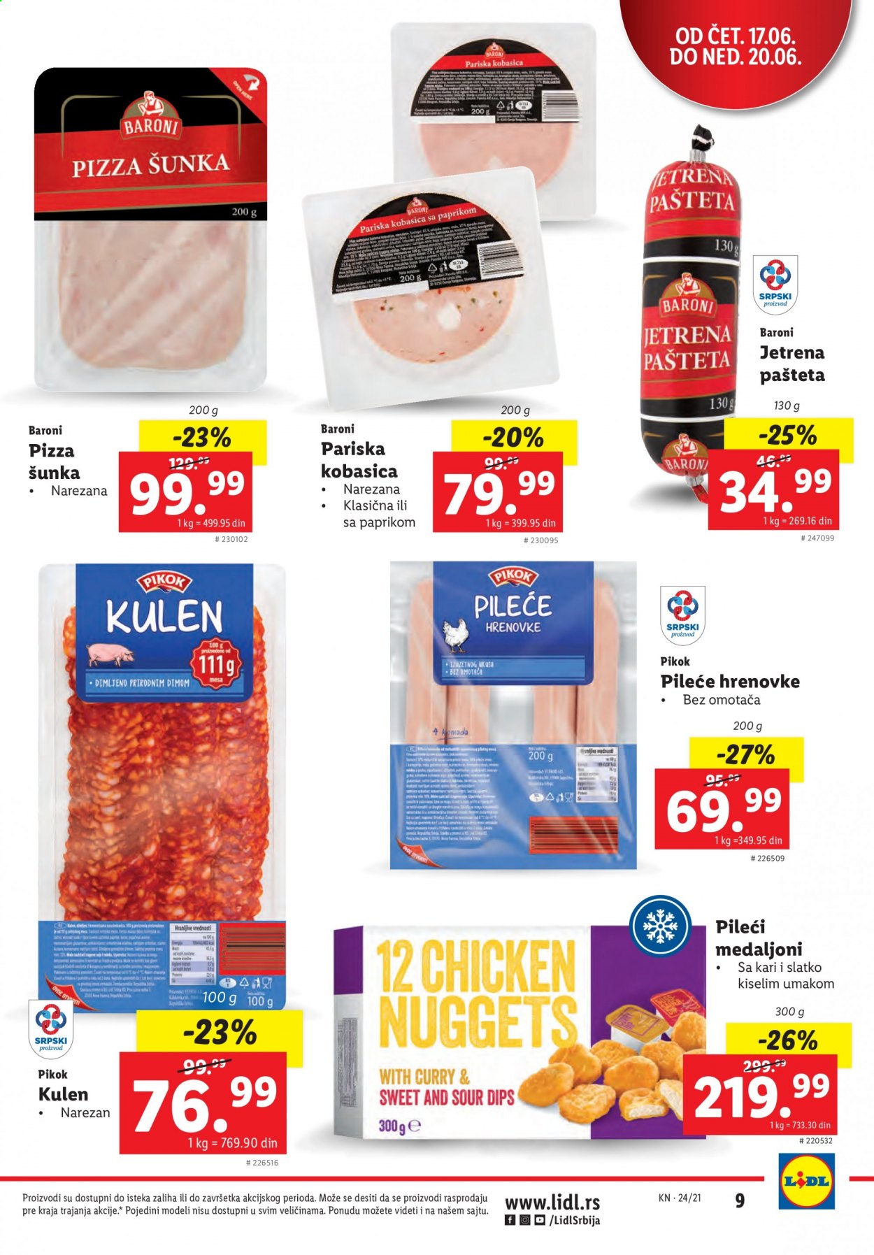 Lidl katalog - 17.06.2021 - 23.06.2021. Stranica 9
