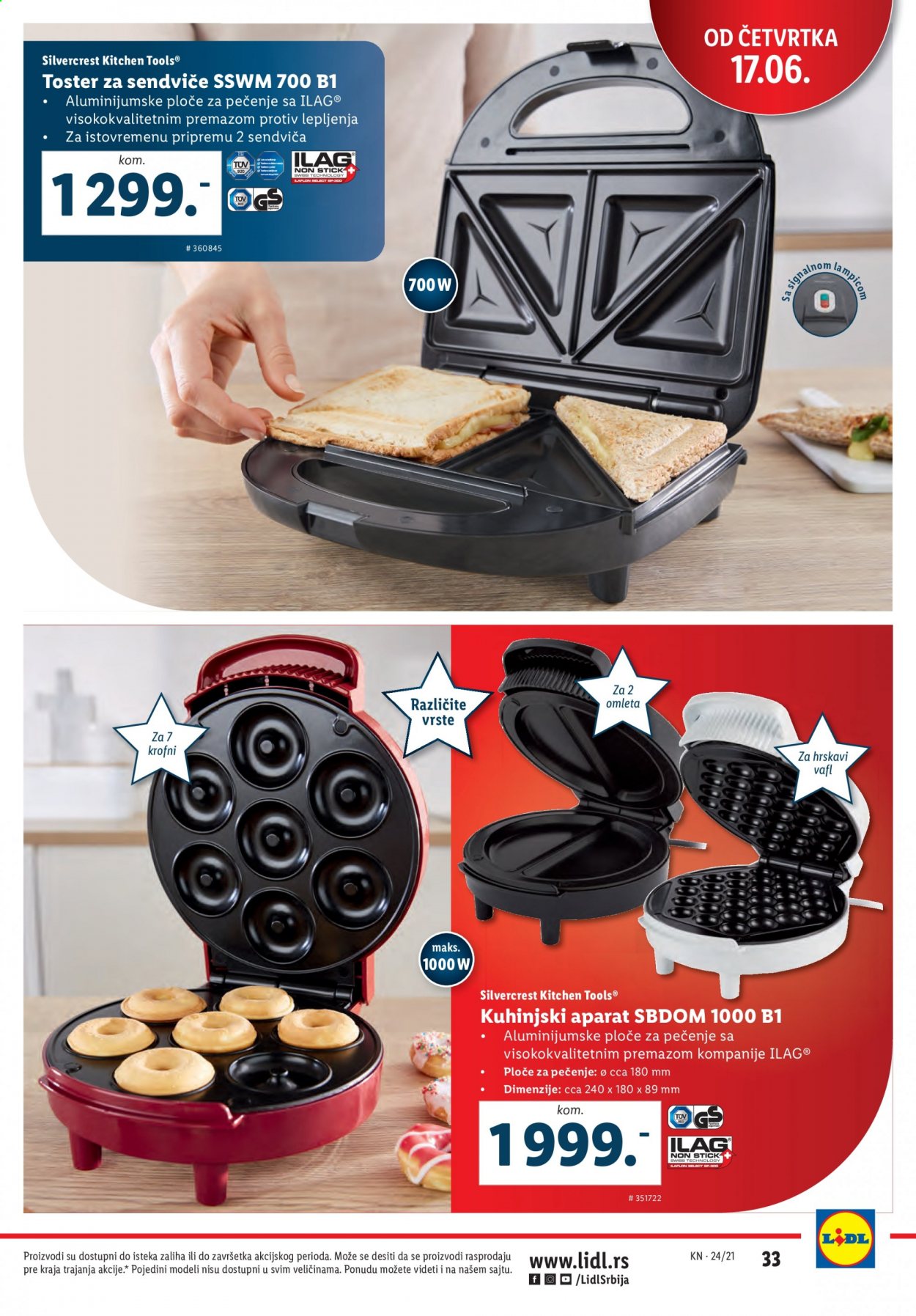 Lidl katalog - 17.06.2021 - 23.06.2021. Stranica 33