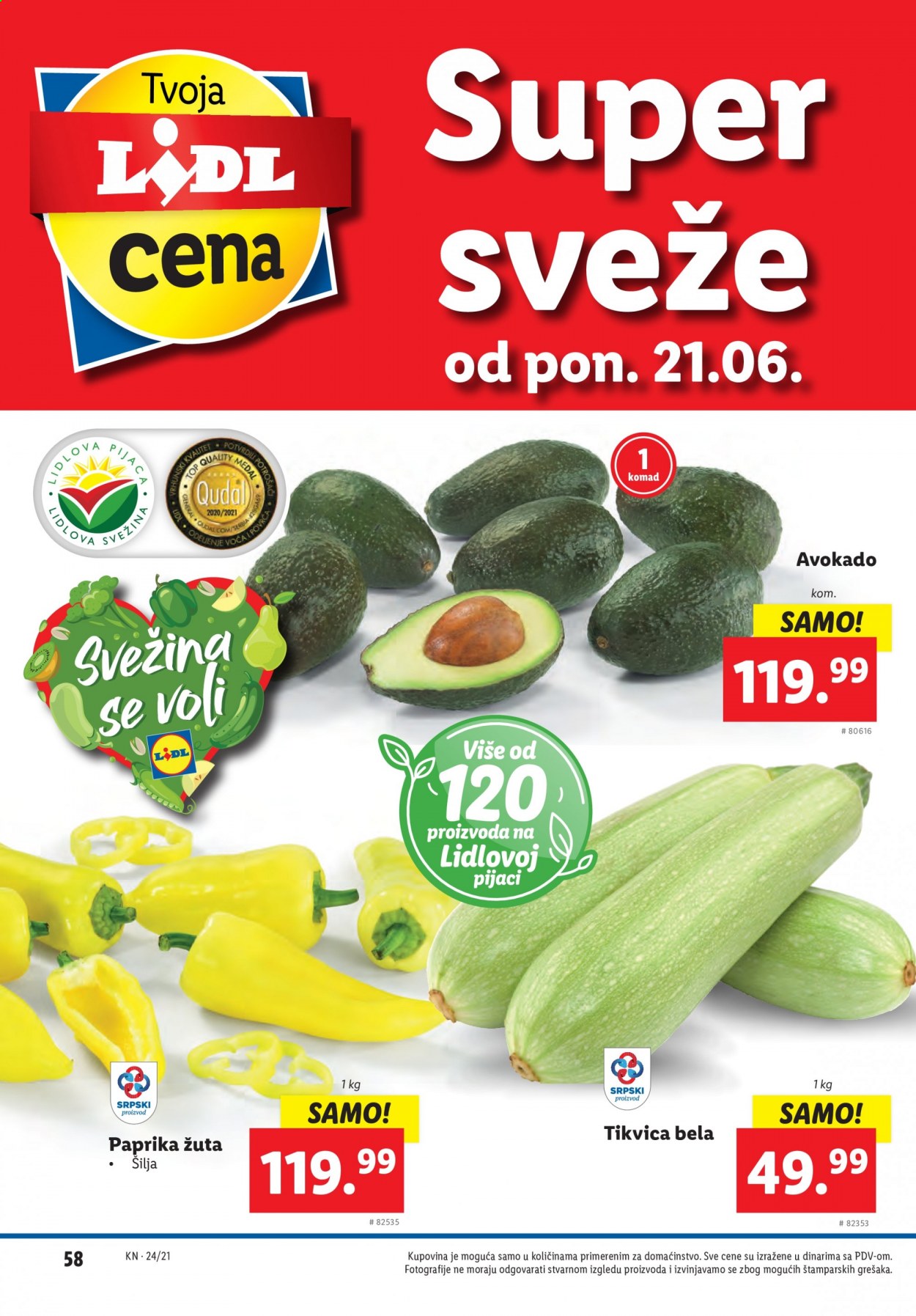 Lidl katalog - 17.06.2021 - 23.06.2021. Stranica 58