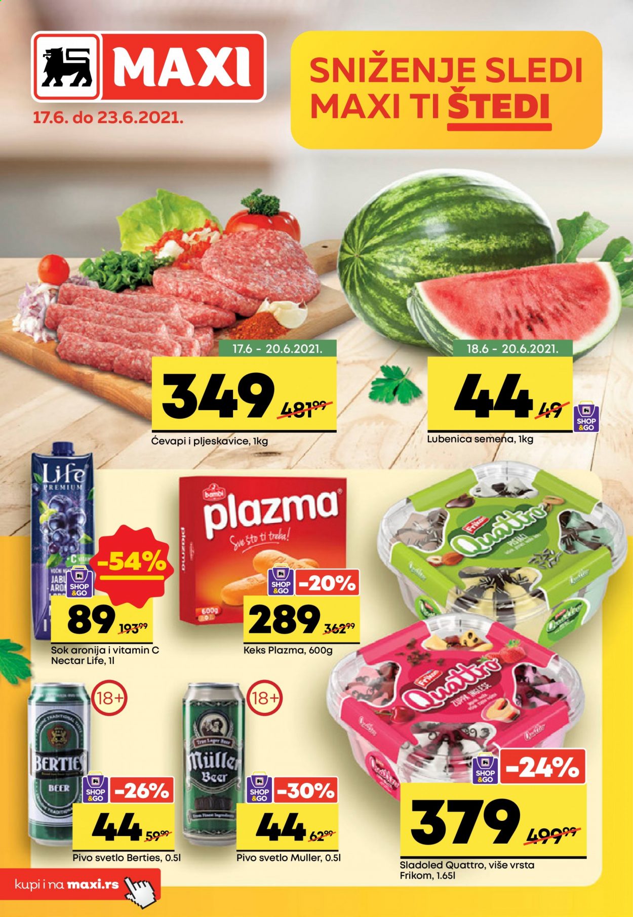 Maxi katalog - 17.06.2021 - 23.06.2021. Stranica 1
