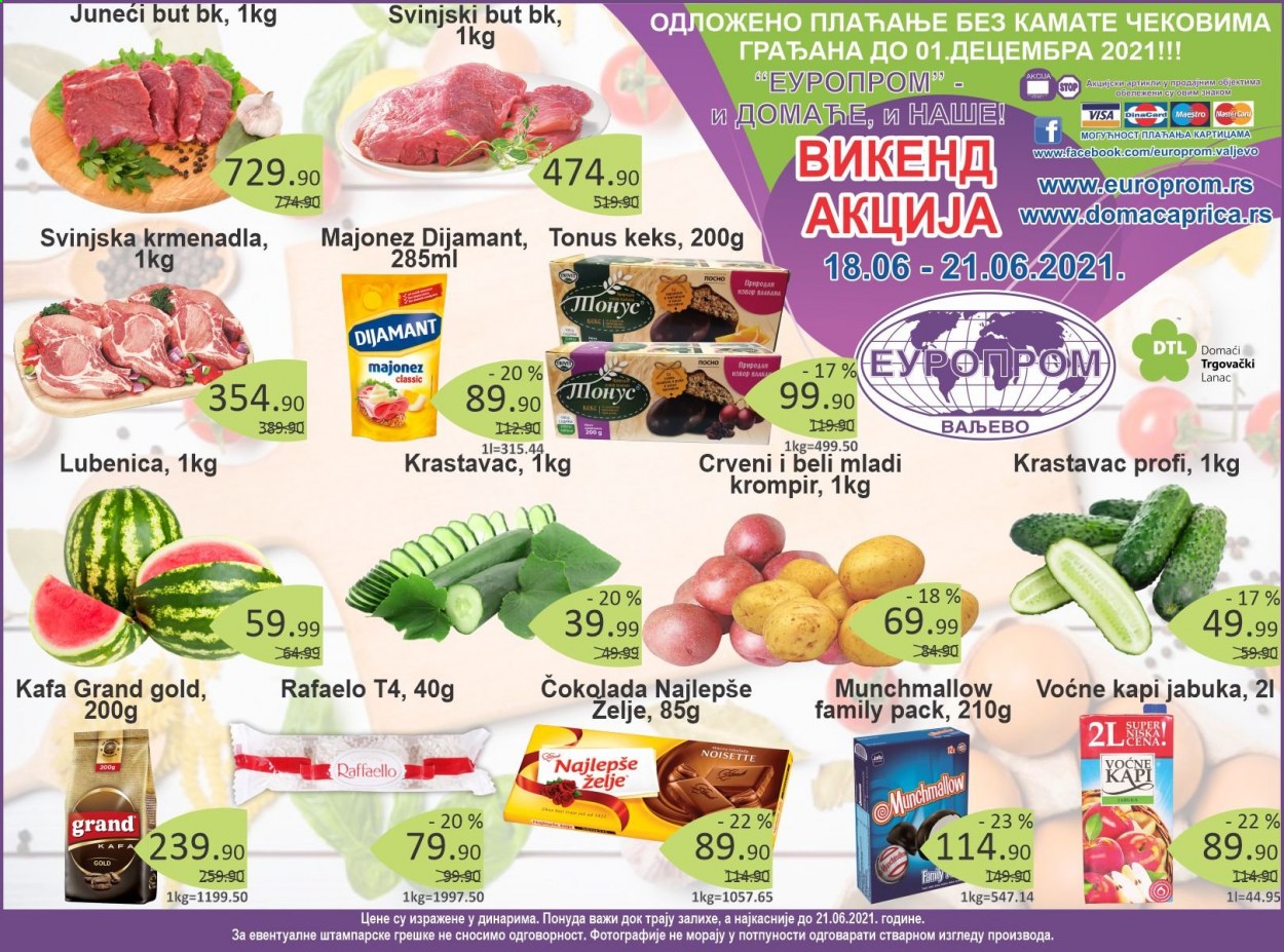 Europrom katalog - 18.06.2021 - 21.06.2021. Stranica 1