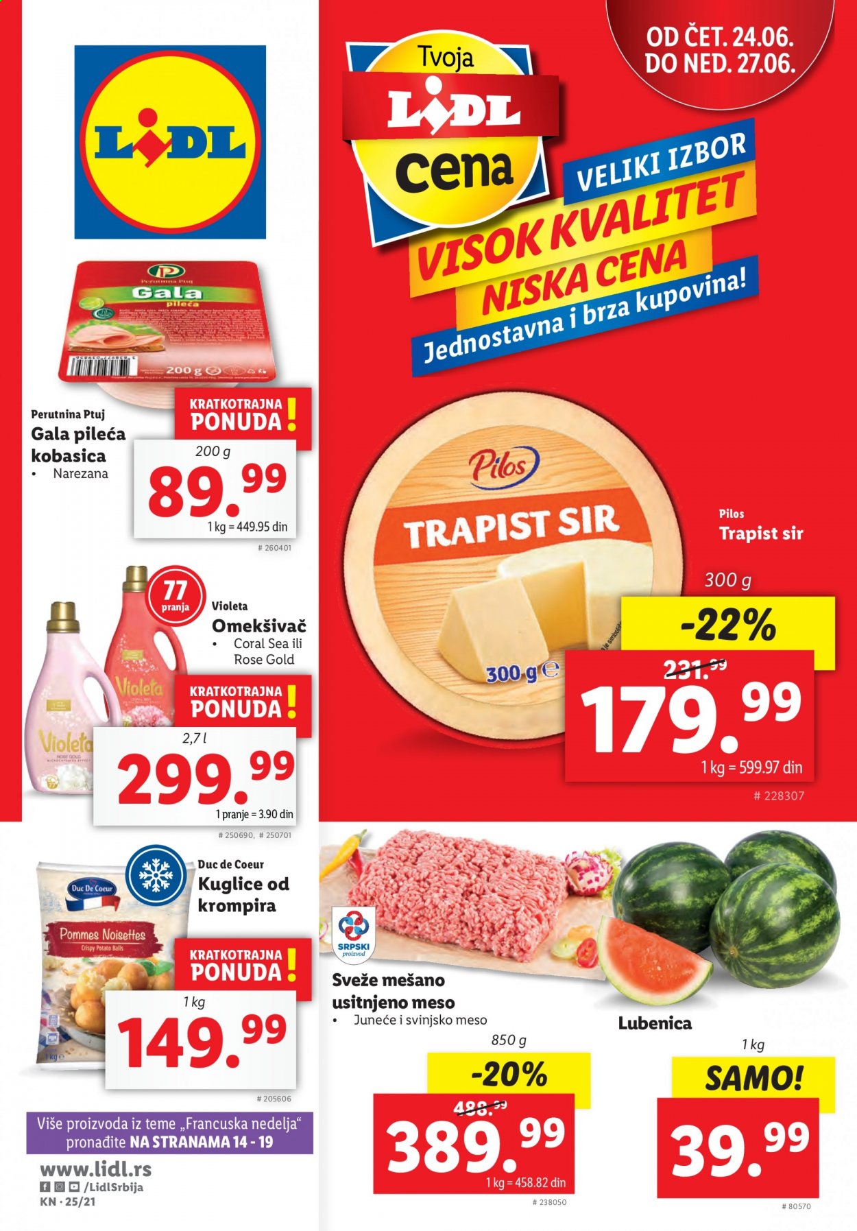 Lidl katalog - 24.06.2021 - 30.06.2021. Stranica 1
