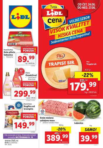 Lidl katalog - 24.06.2021 - 30.06.2021.
