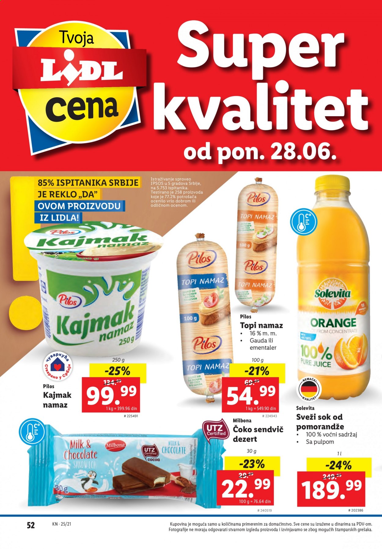 Lidl katalog - 24.06.2021 - 30.06.2021. Stranica 52