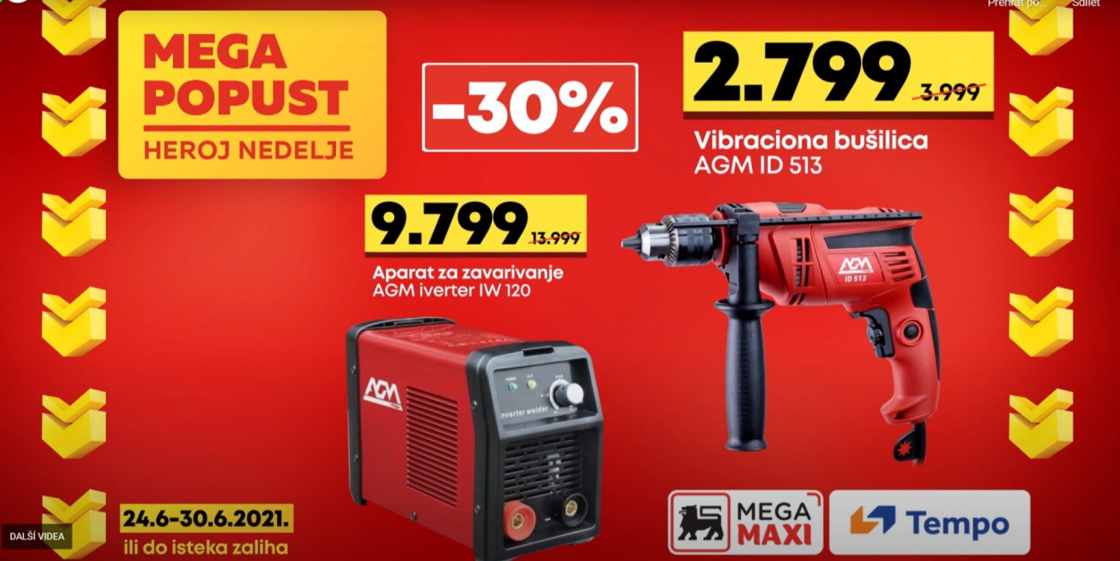 Mega Maxi katalog - 24.06.2021 - 30.06.2021. Stranica 1