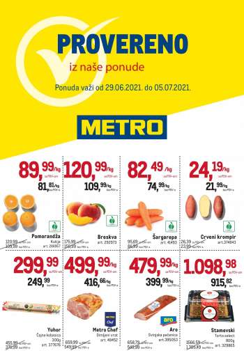 Metro katalog - 29.06.2021 - 05.07.2021.