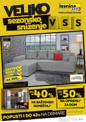 Lesnina XXXL katalog - 28.06.2021 - 25.07.2021.