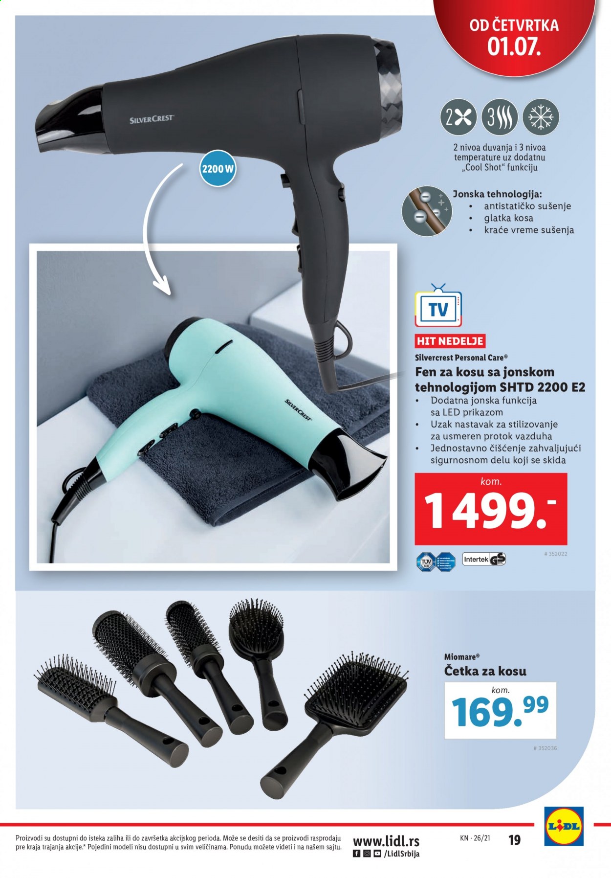 Lidl katalog - 01.07.2021 - 07.07.2021. Stranica 19