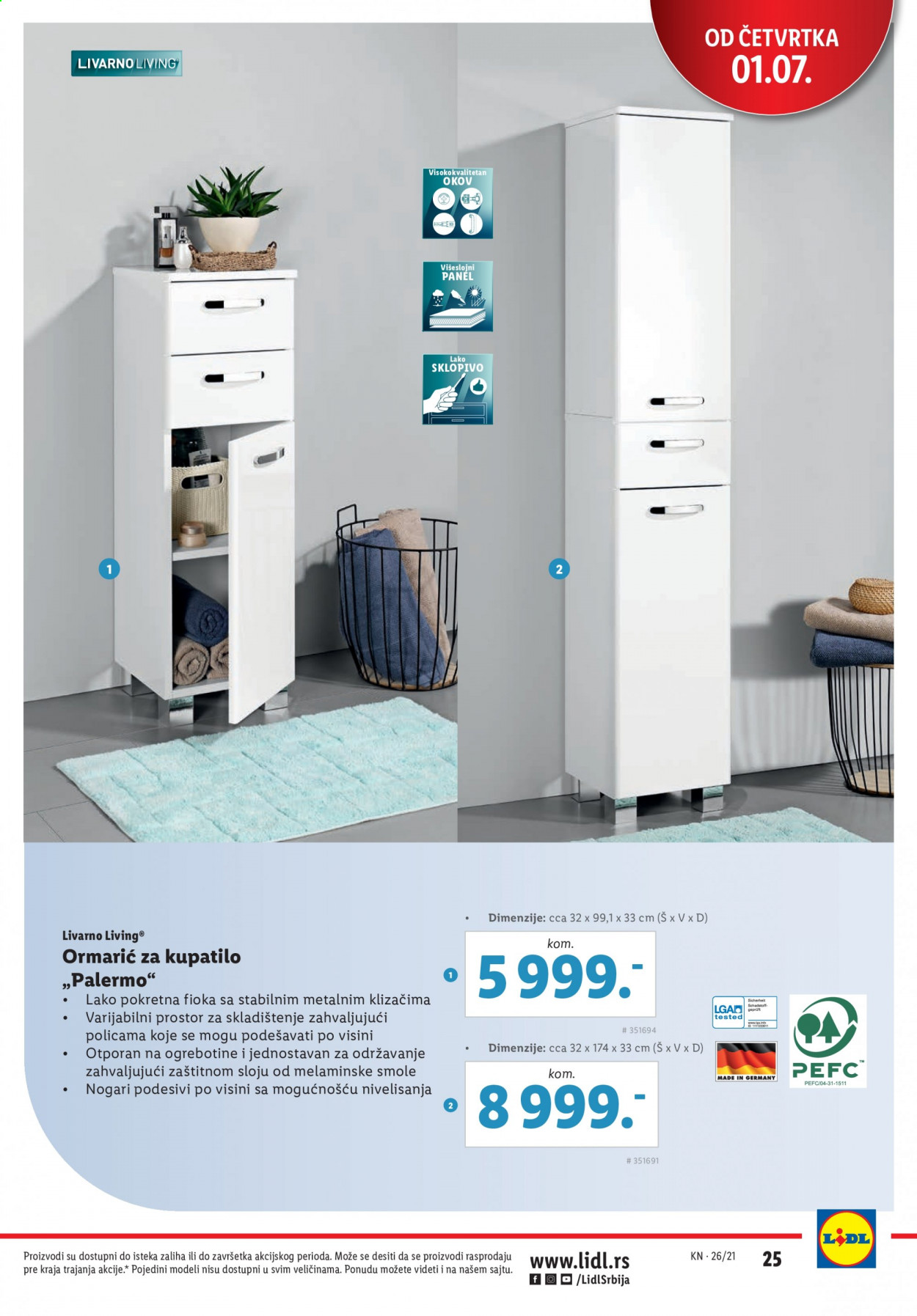 Lidl katalog - 01.07.2021 - 07.07.2021. Stranica 25