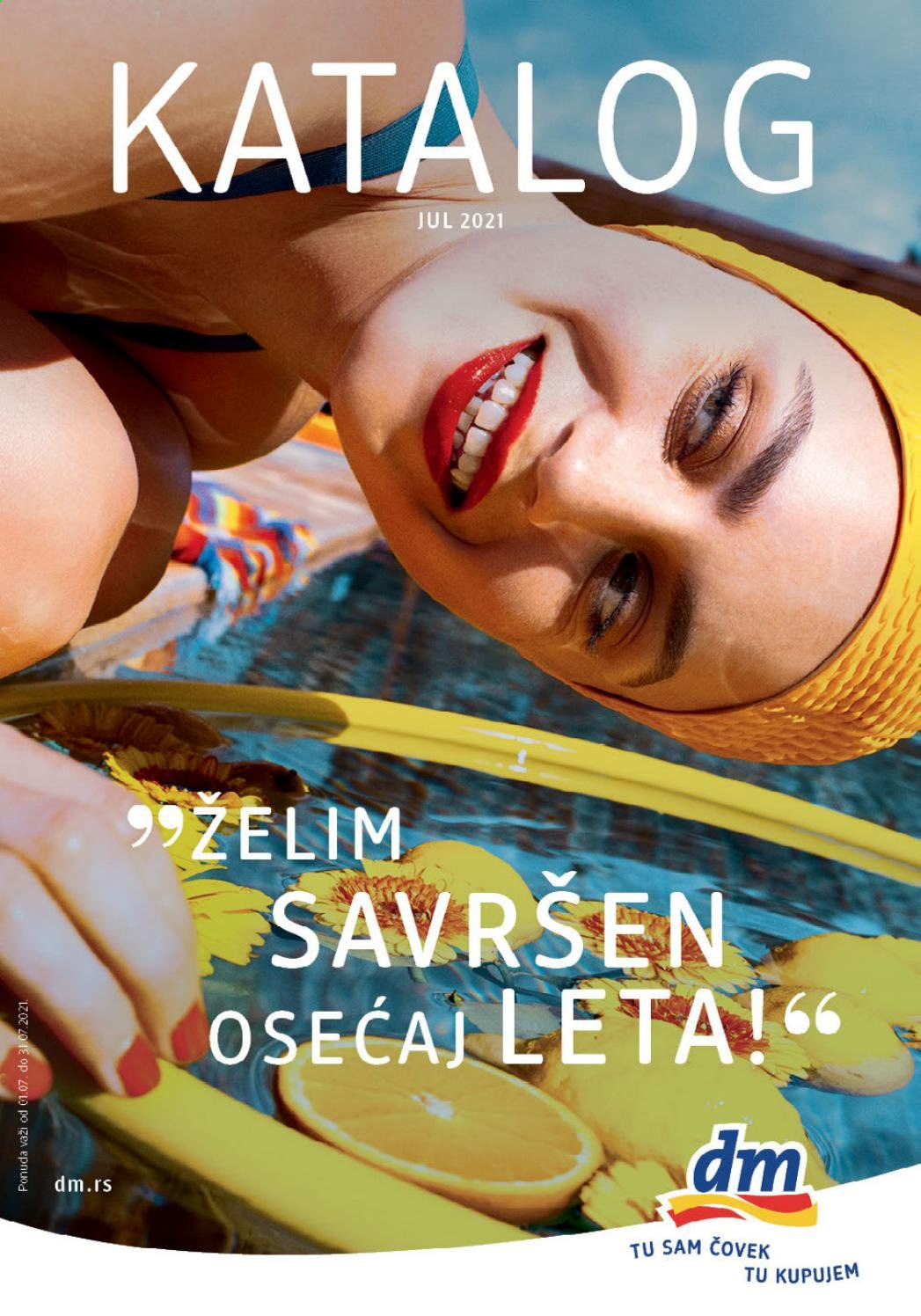 dm drogerie katalog - 01.07.2021 - 31.07.2021. Stranica 1