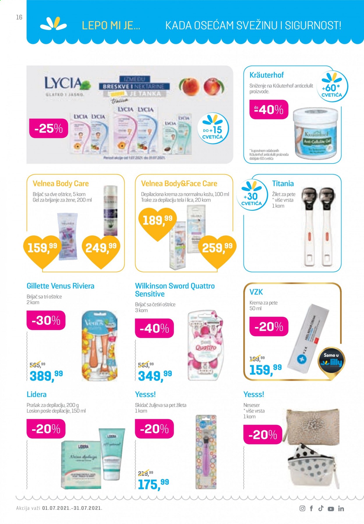 Lilly Drogerie katalog - 01.07.2021 - 31.07.2021. Stranica 16