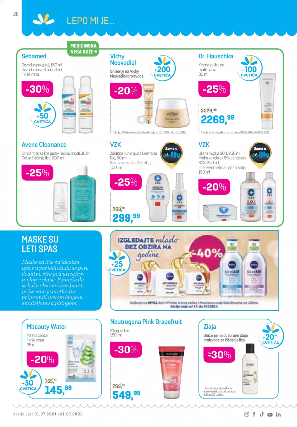 Lilly Drogerie katalog - 01.07.2021 - 31.07.2021. Stranica 28