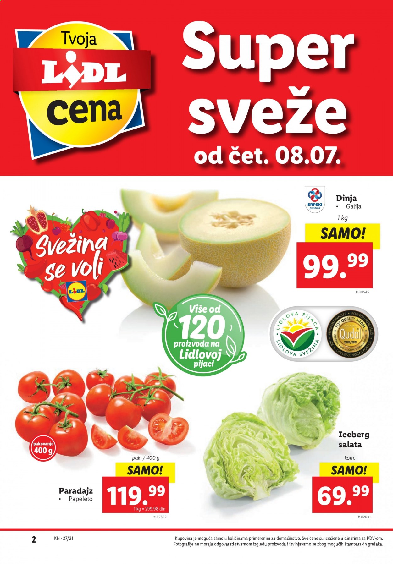 Lidl katalog - 08.07.2021 - 14.07.2021. Stranica 2