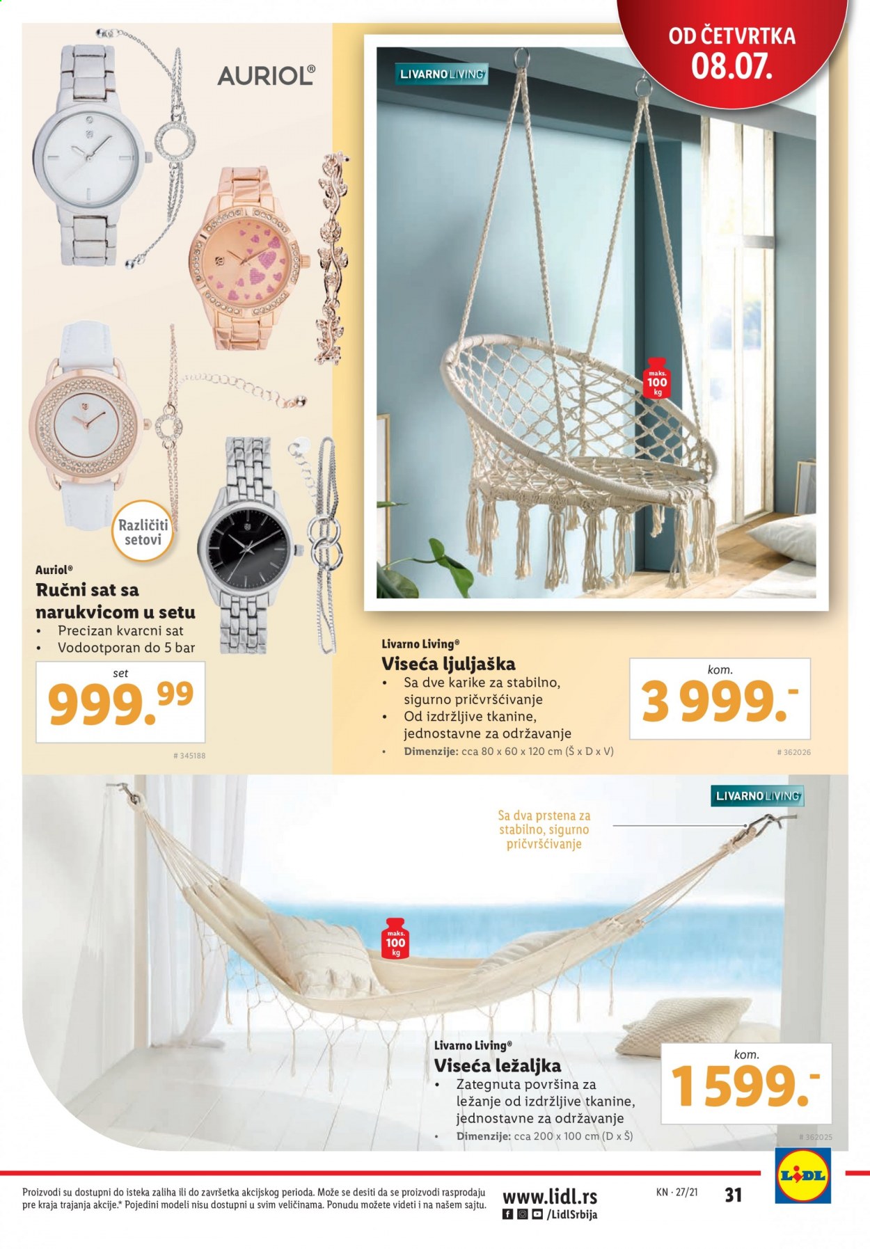 Lidl katalog - 08.07.2021 - 14.07.2021. Stranica 31