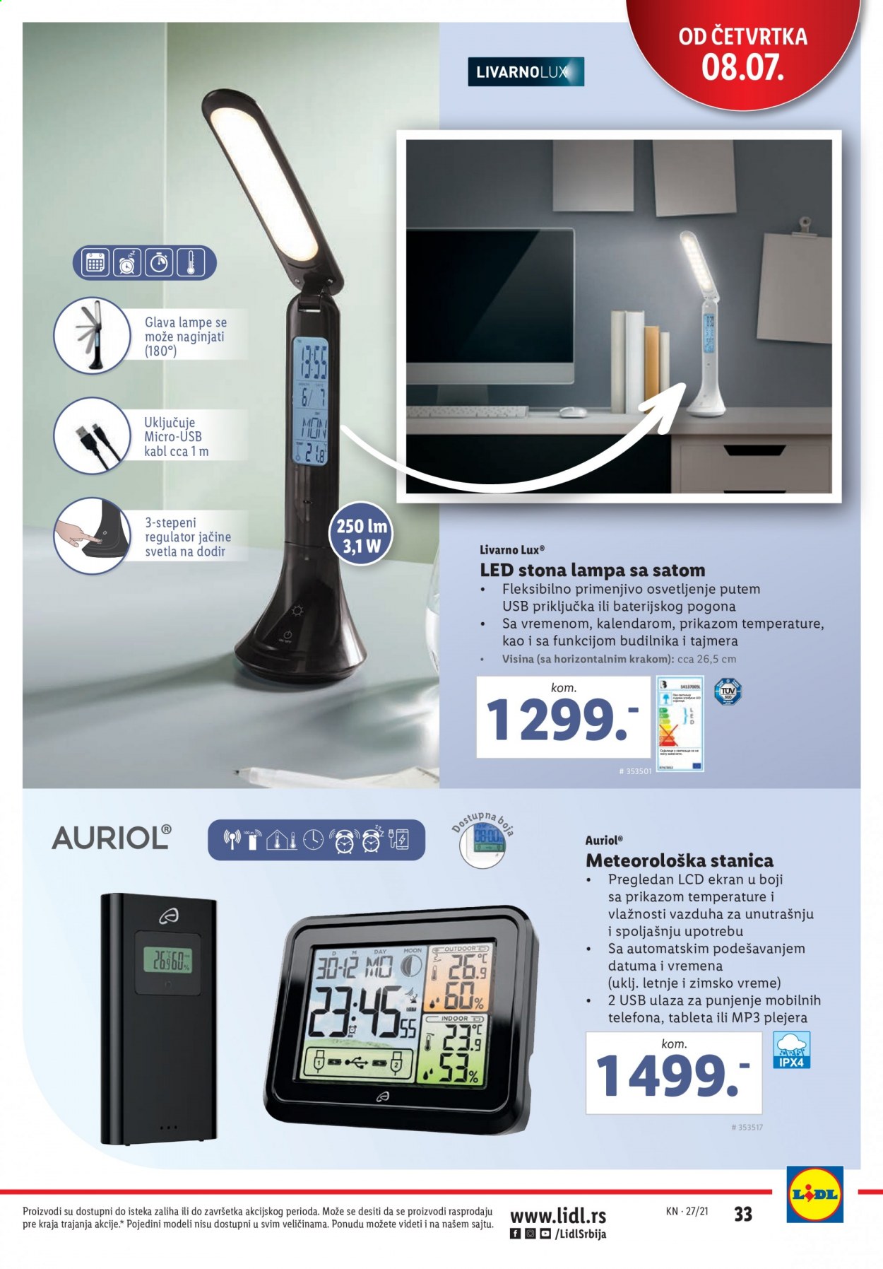 Lidl katalog - 08.07.2021 - 14.07.2021. Stranica 33