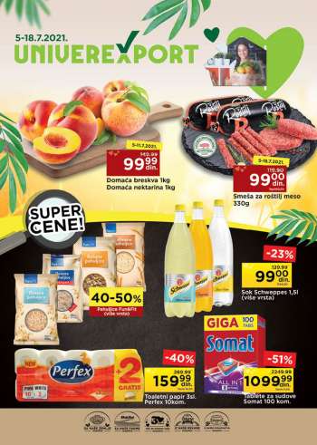 Univerexport katalog - 05.07.2021 - 18.07.2021.