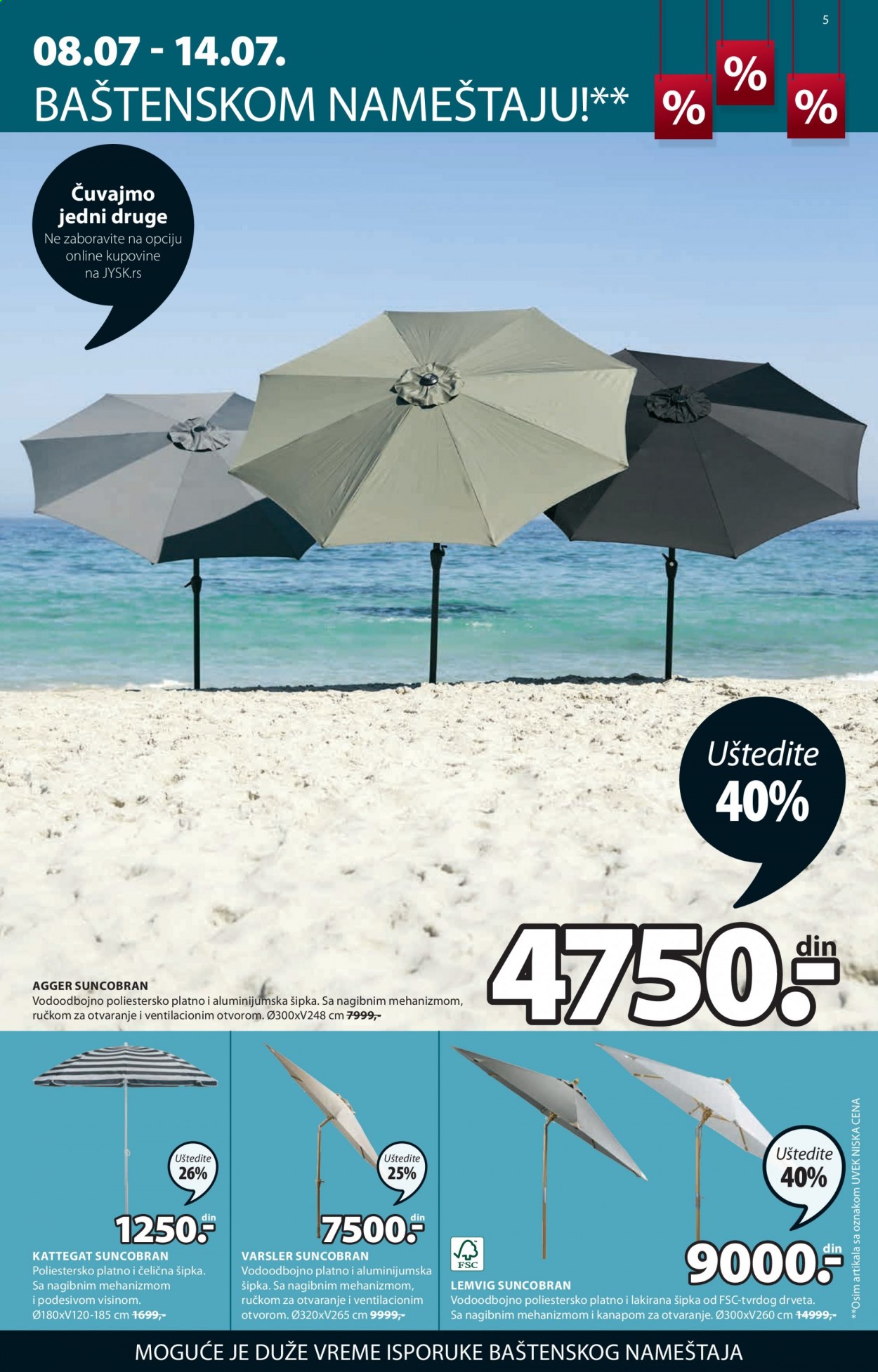 JYSK katalog - 08.07.2021 - 21.07.2021. Stranica 5
