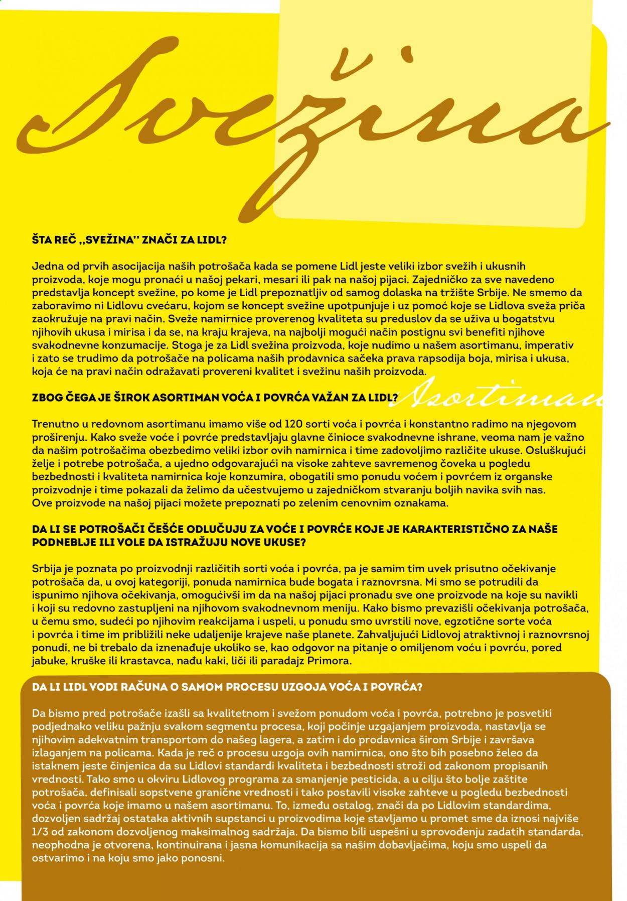 Lidl katalog. Stranica 5