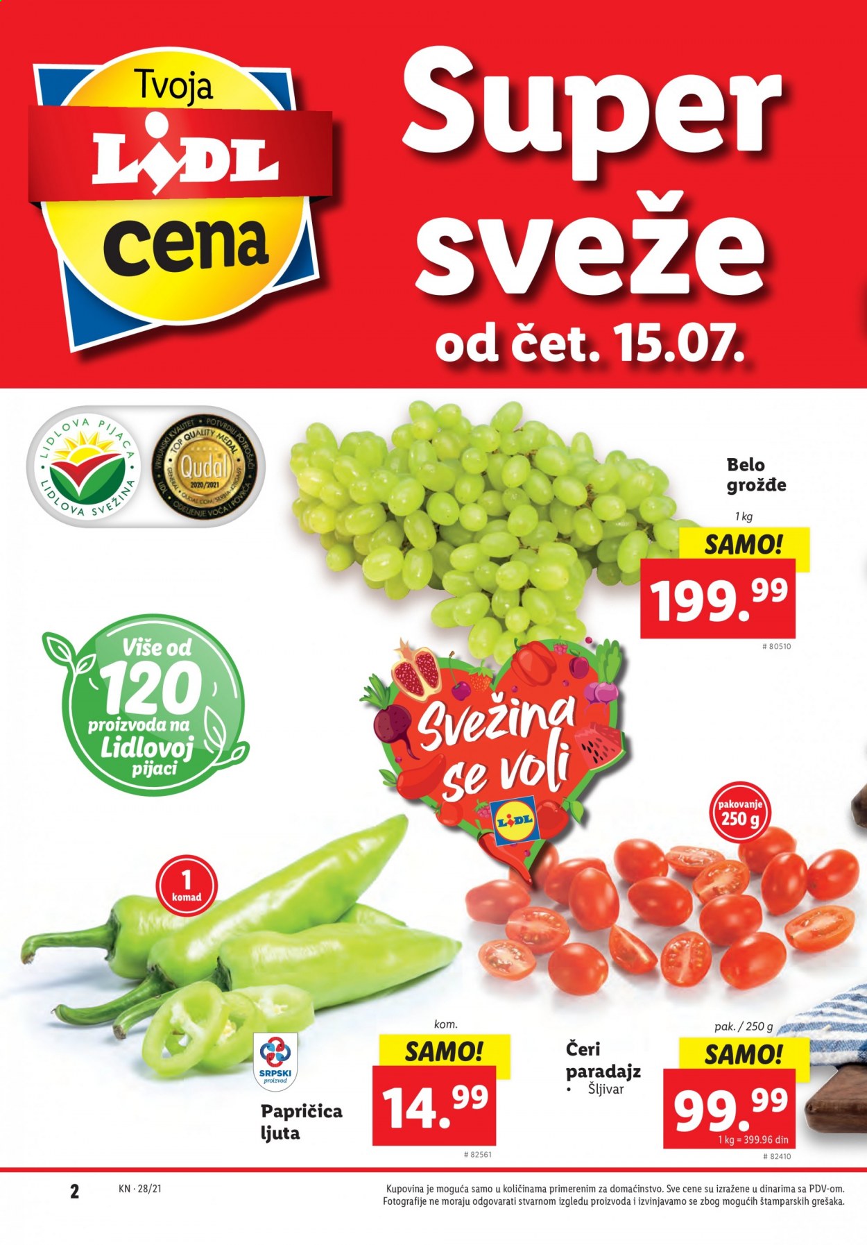 Lidl katalog - 15.07.2021 - 21.07.2021. Stranica 2