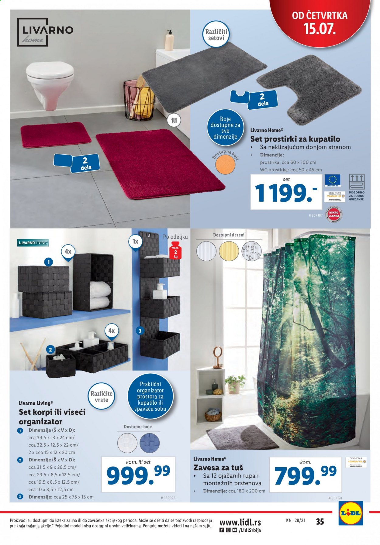 Lidl katalog - 15.07.2021 - 21.07.2021. Stranica 35